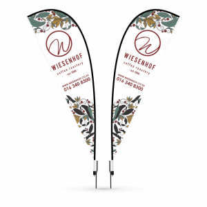 3M Sharkfin Flying Banner (Set Of 2) Single Sided