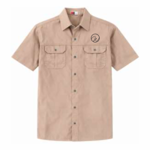 Managers Mens Short Sleeve Wildstone Shirt Stone