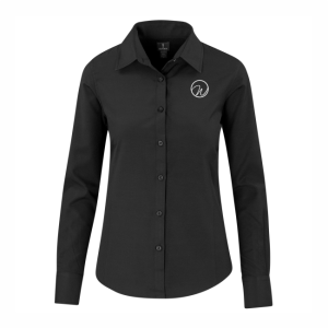 Managers Ladies Long Sleeve Sycamore Shirt Black