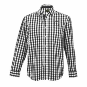 Waiters Cedar Lounge Shirt Long Sleeve Mens Black/White